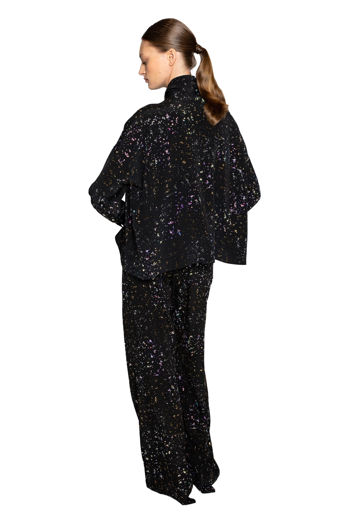 'METEOR SHOWER' TIE BLOUSE - - Libertine