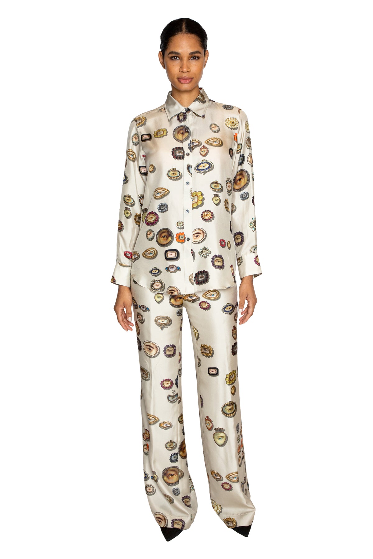 'IVORY LOVERS EYES' NEW CLASSIC SHIRT - - Libertine