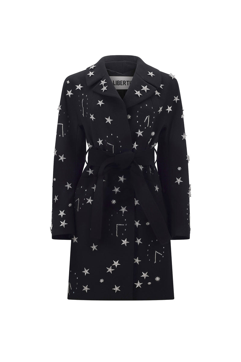 'SPACE TIME' VIENNA WRAP COAT - - Libertine