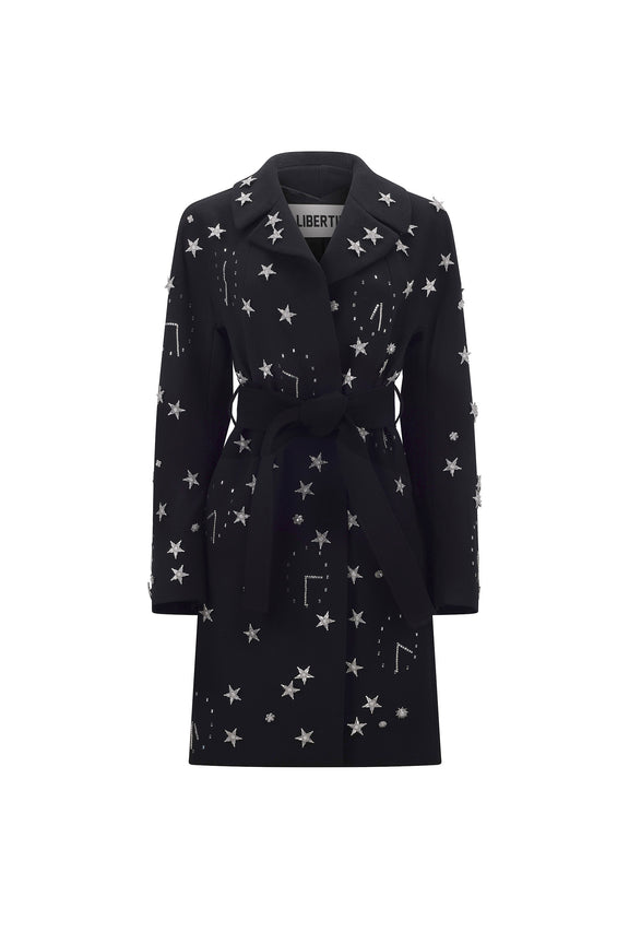 'SPACE TIME' VIENNA WRAP COAT - - Libertine