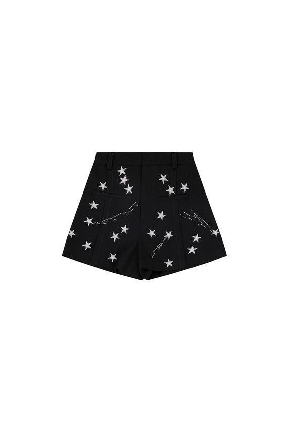 'SHOOTING STARS' HIGH WAISTED SHORTS - - Libertine