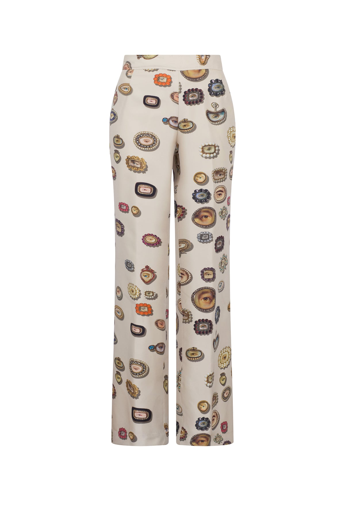 'IVORY LOVERS EYES' SLIM AARONS PANT - - Libertine