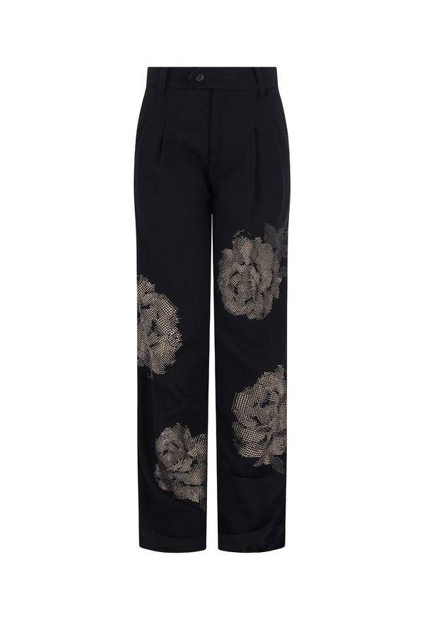 'GHOST ROSE' BAGGY TROUSERS - - Libertine