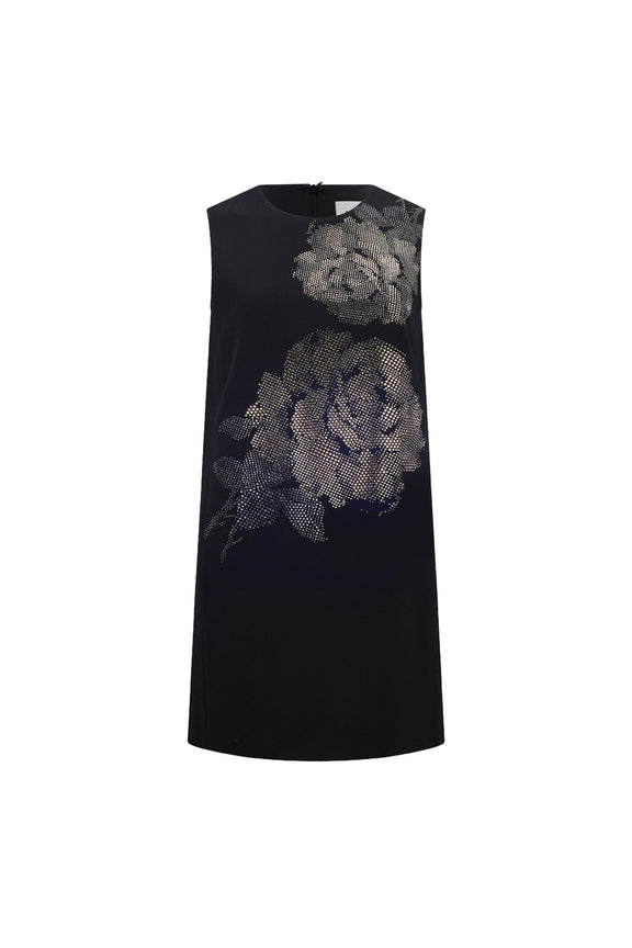 'GHOST ROSE' SHIFT DRESS - - Libertine