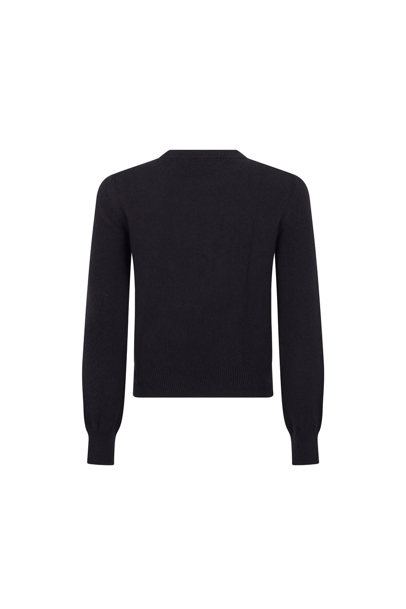 'CROWN OF THORNS' SHRUNKEN PULLOVER SWEATER - - Libertine