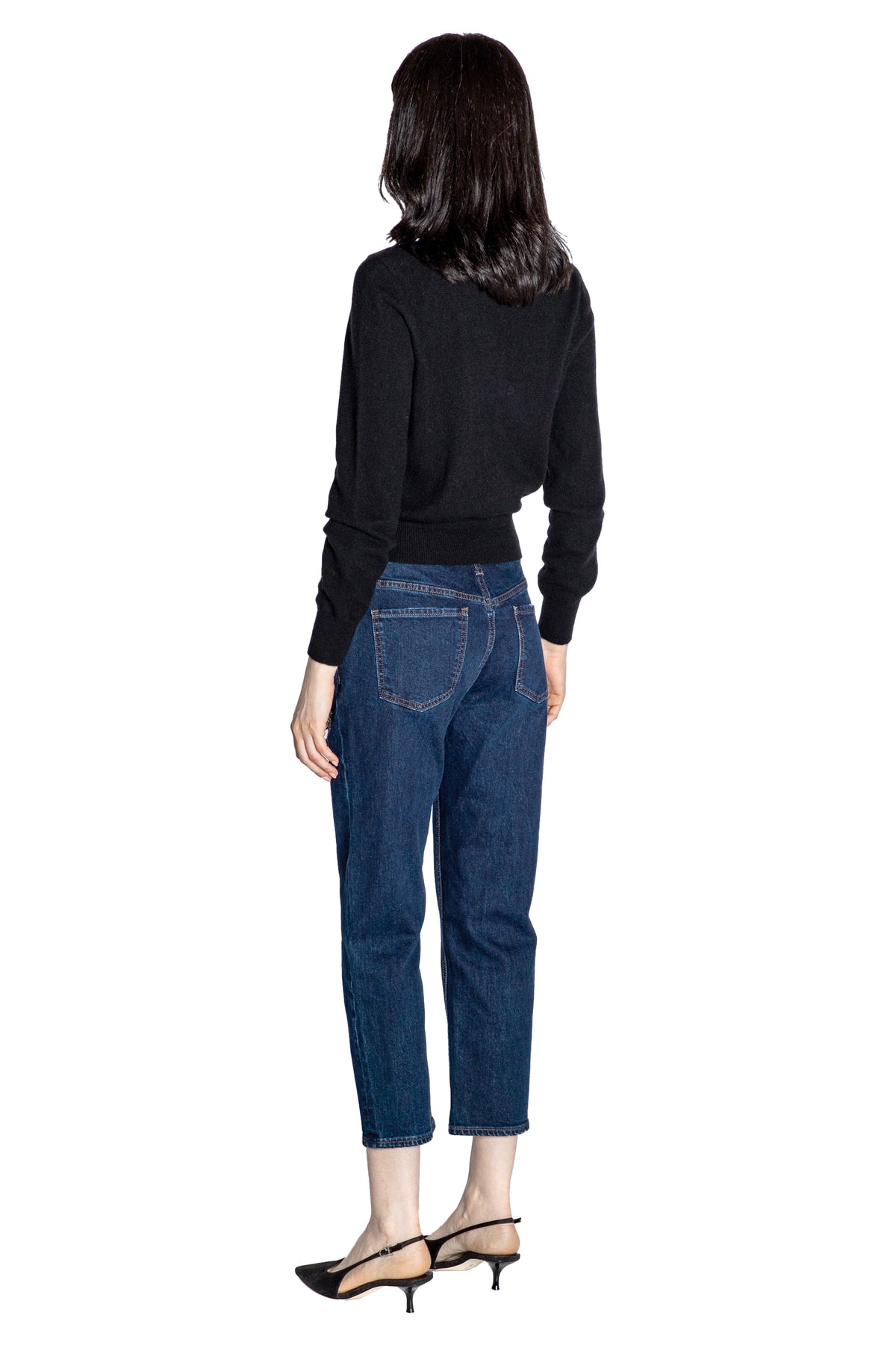 'CROWN OF THORNS' SHRUNKEN PULLOVER SWEATER - - Libertine