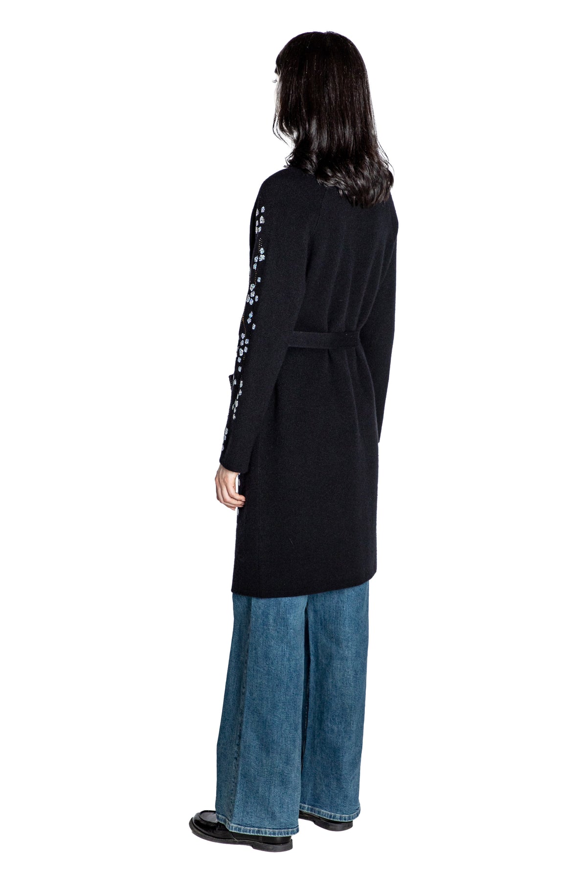 'SAKURA' SLIM BELTED CARDIGAN - - Libertine