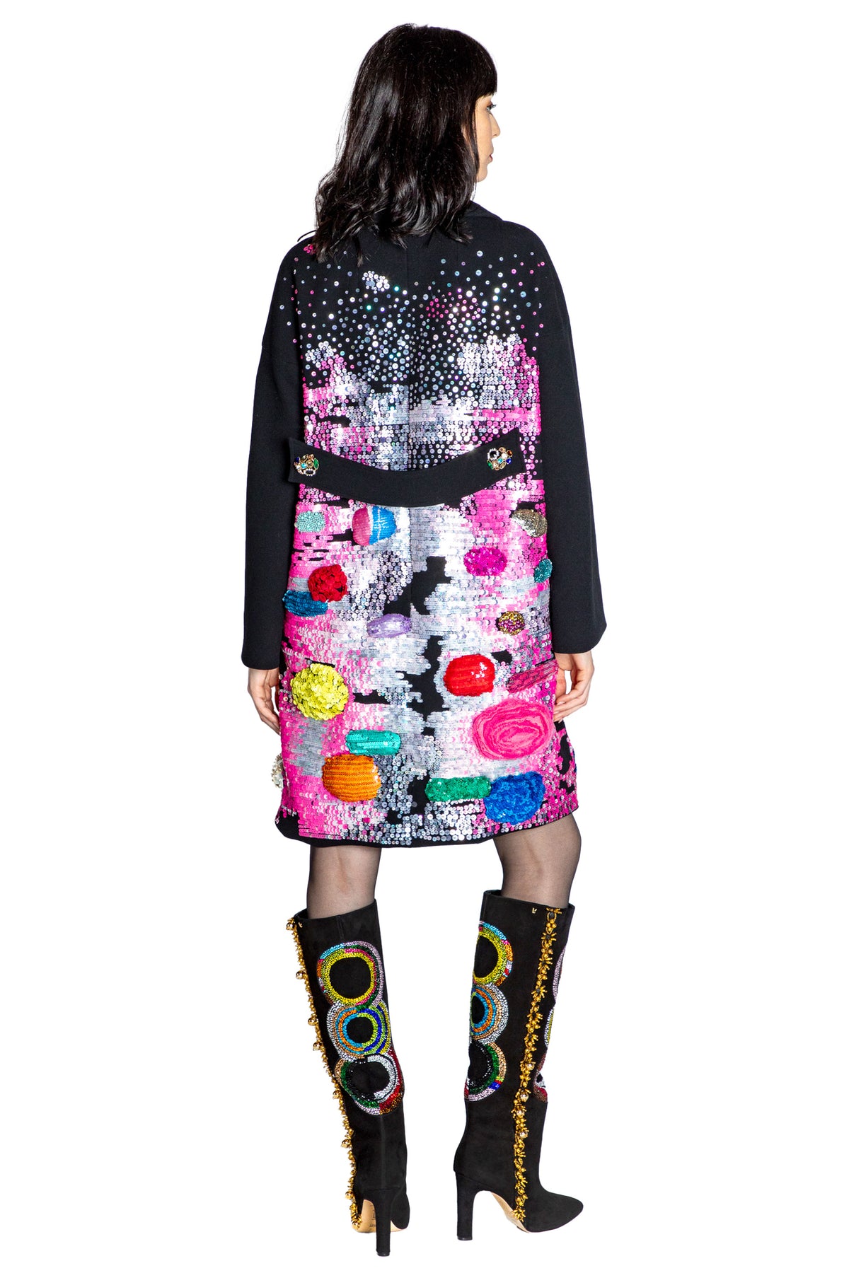 'CANDY LAND' EMBELLISHED L/S PATCH POCKET COAT - - Libertine