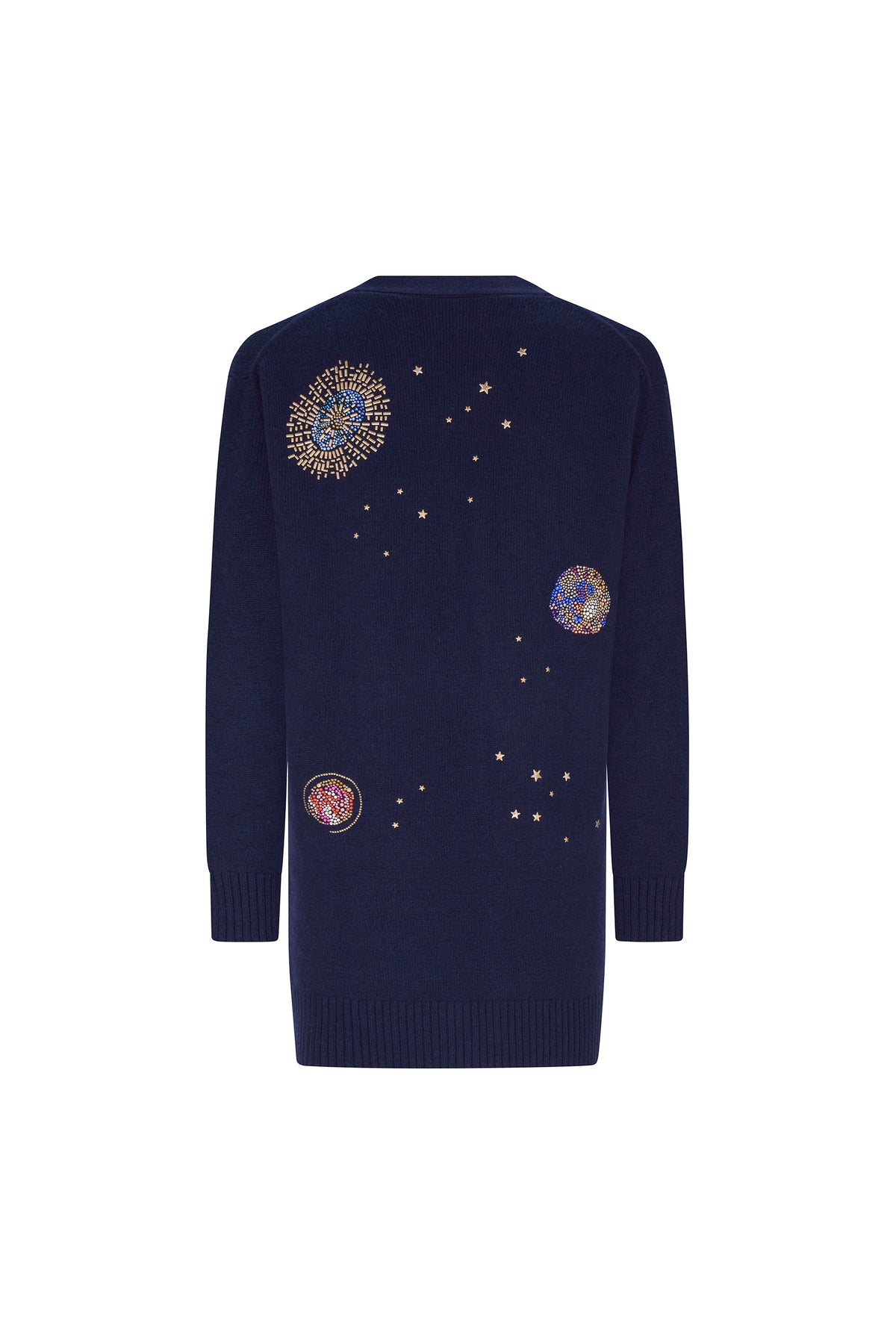'AGE OF AQUARIUS' OVERSIZED CARDIGAN - - Libertine
