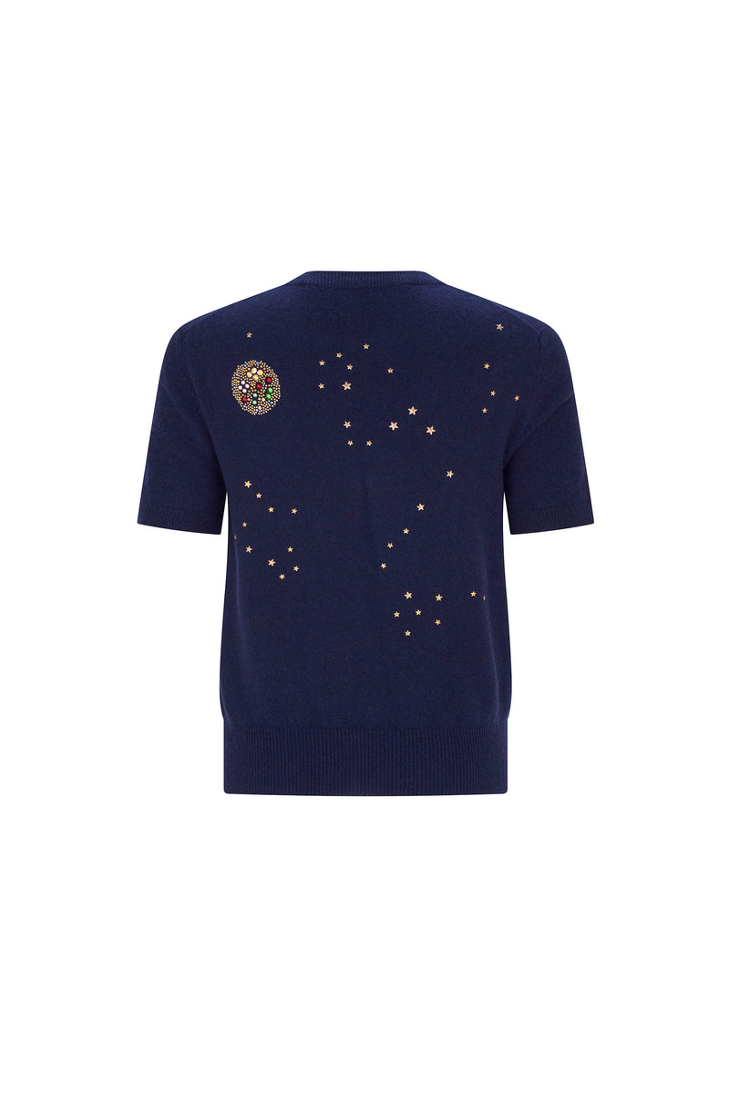 'AGE OF AQUARIUS' SHORT SLEEVE PULLOVER - - Libertine