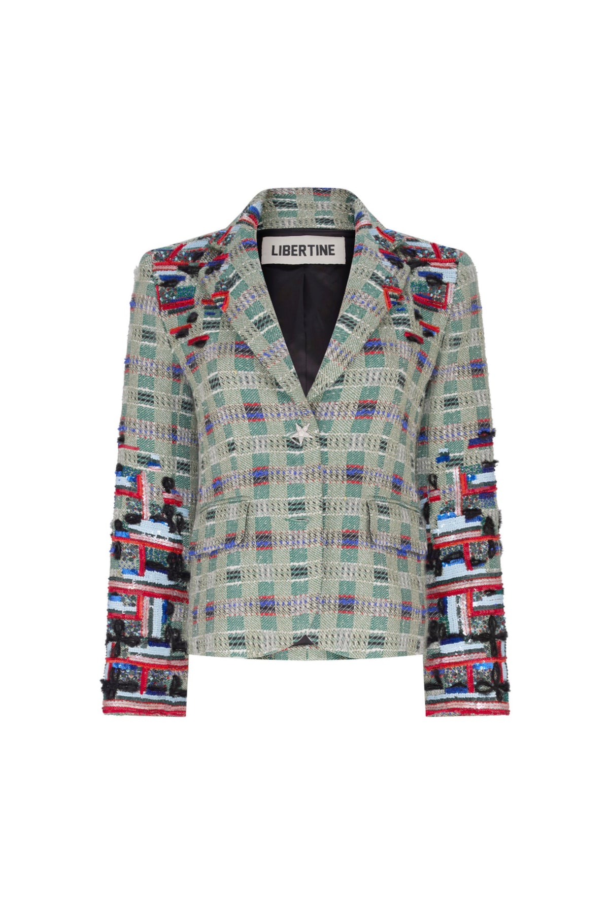 'DUBLIN' EMBELLISHED CLASSIC JACKET - - Libertine