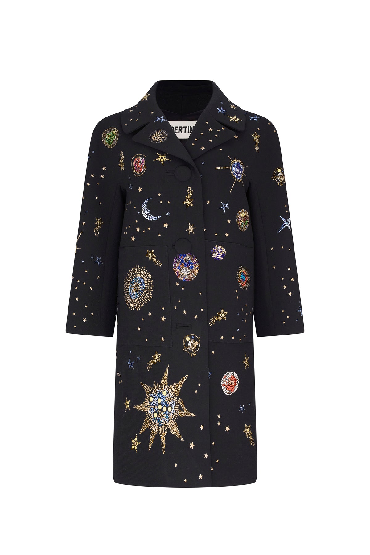 'AGE OF AQUARIUS' PATCH POCKET COAT - - Libertine