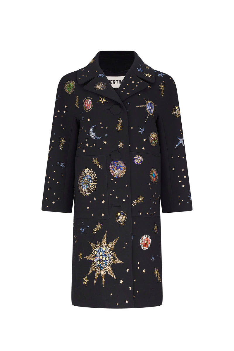 'AGE OF AQUARIUS' PATCH POCKET COAT - - Libertine