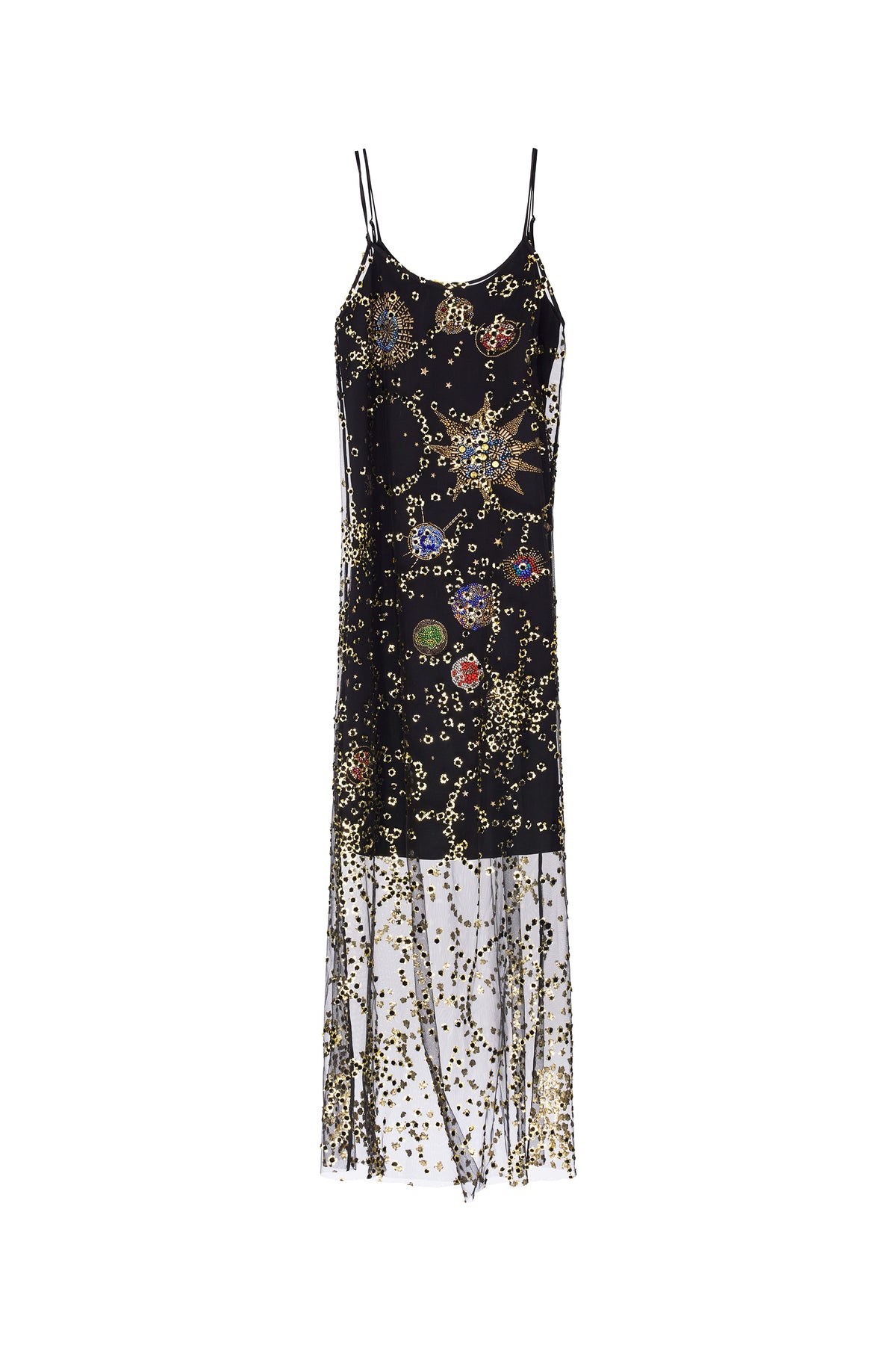 'AGE OF AQUARIUS' LAYERED SLIP DRESS - - Libertine