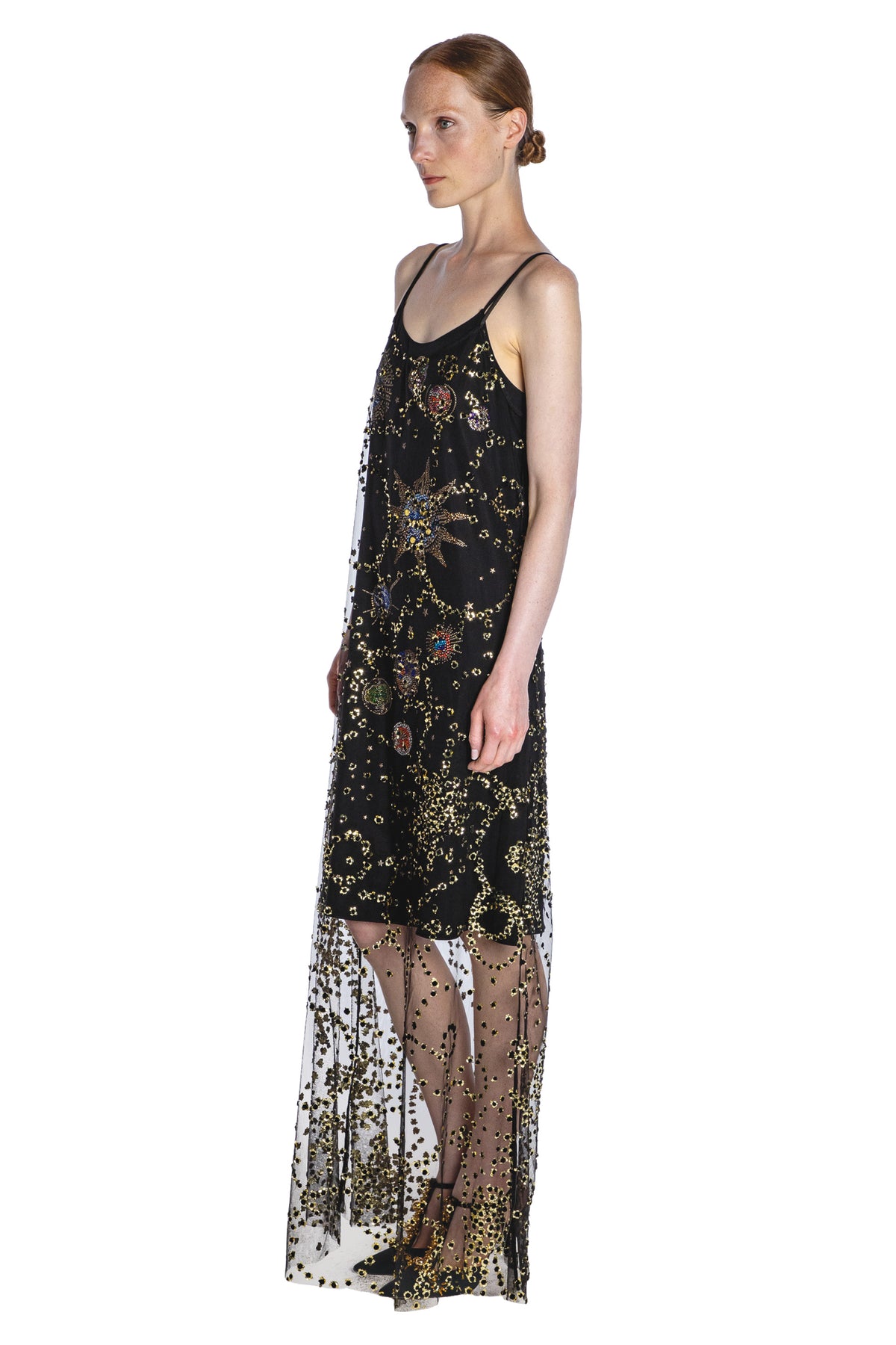 'AGE OF AQUARIUS' LAYERED SLIP DRESS - - Libertine