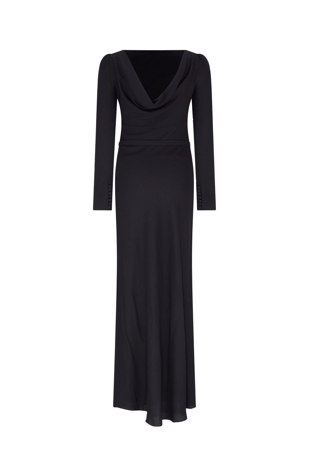 'GOLDEN BIRD' EMBELLISHED BELTED LOOK BACK GOWN - - Libertine