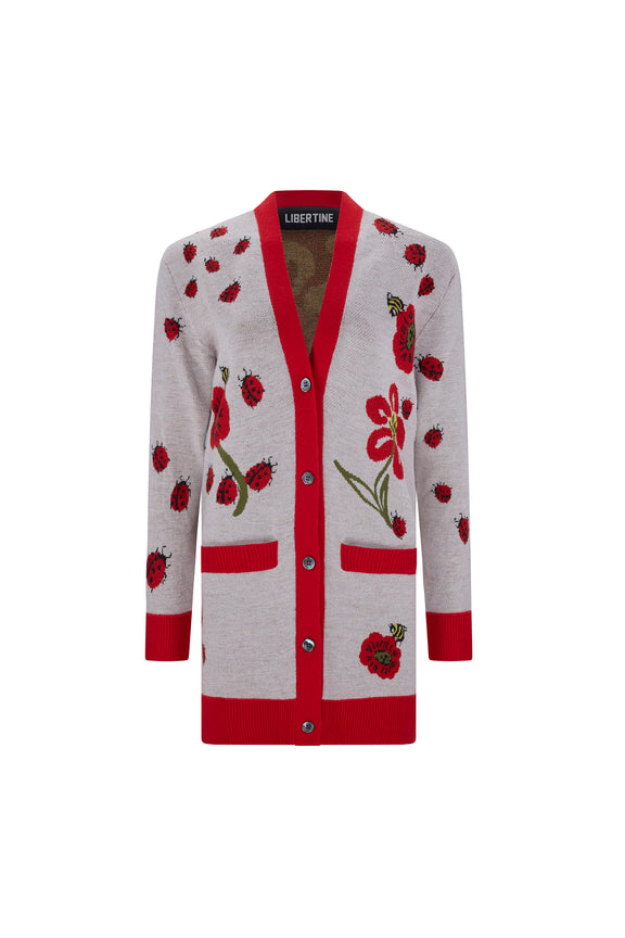 'LADYBUG' OVERSIZED CARDIGAN -  - Libertine