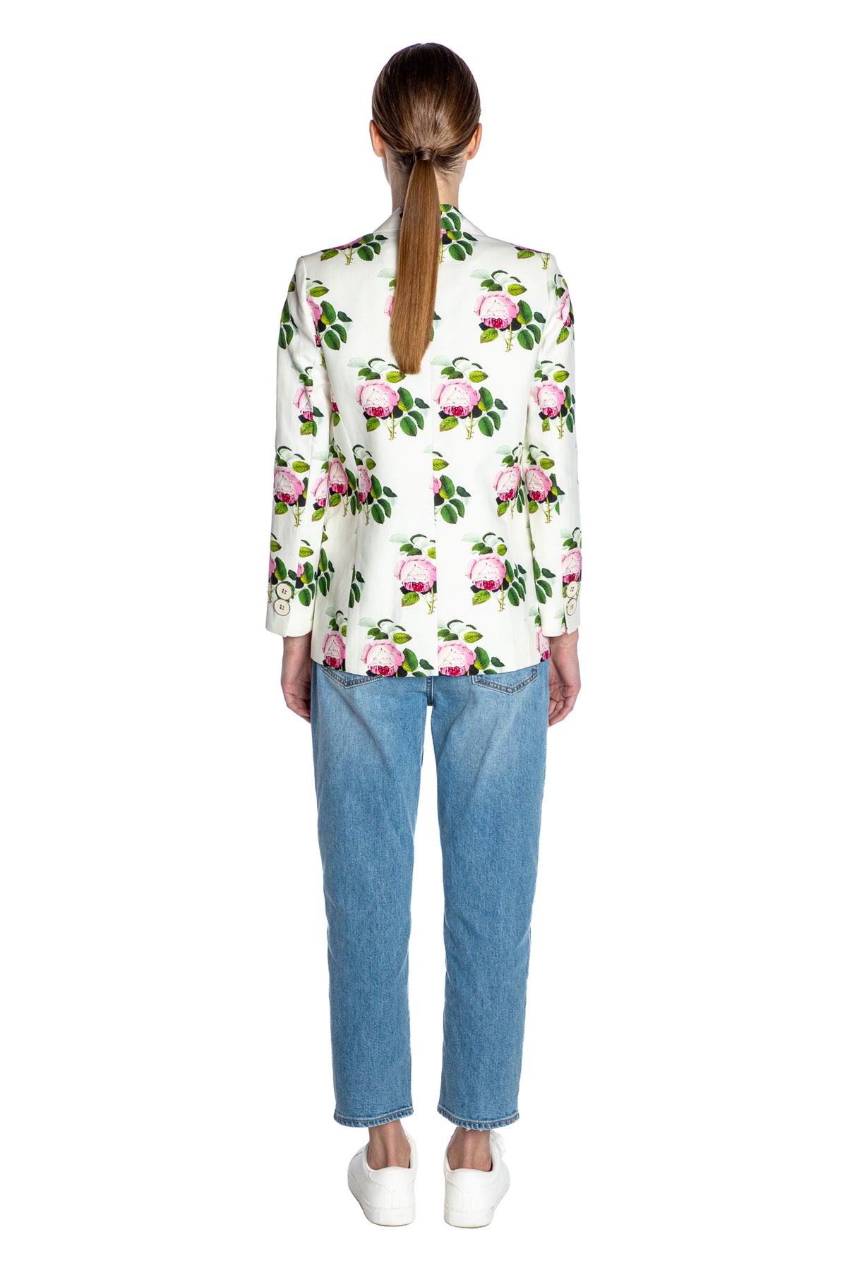 'ENGLISH GARDEN' L/S SHORT BLAZER - - Libertine