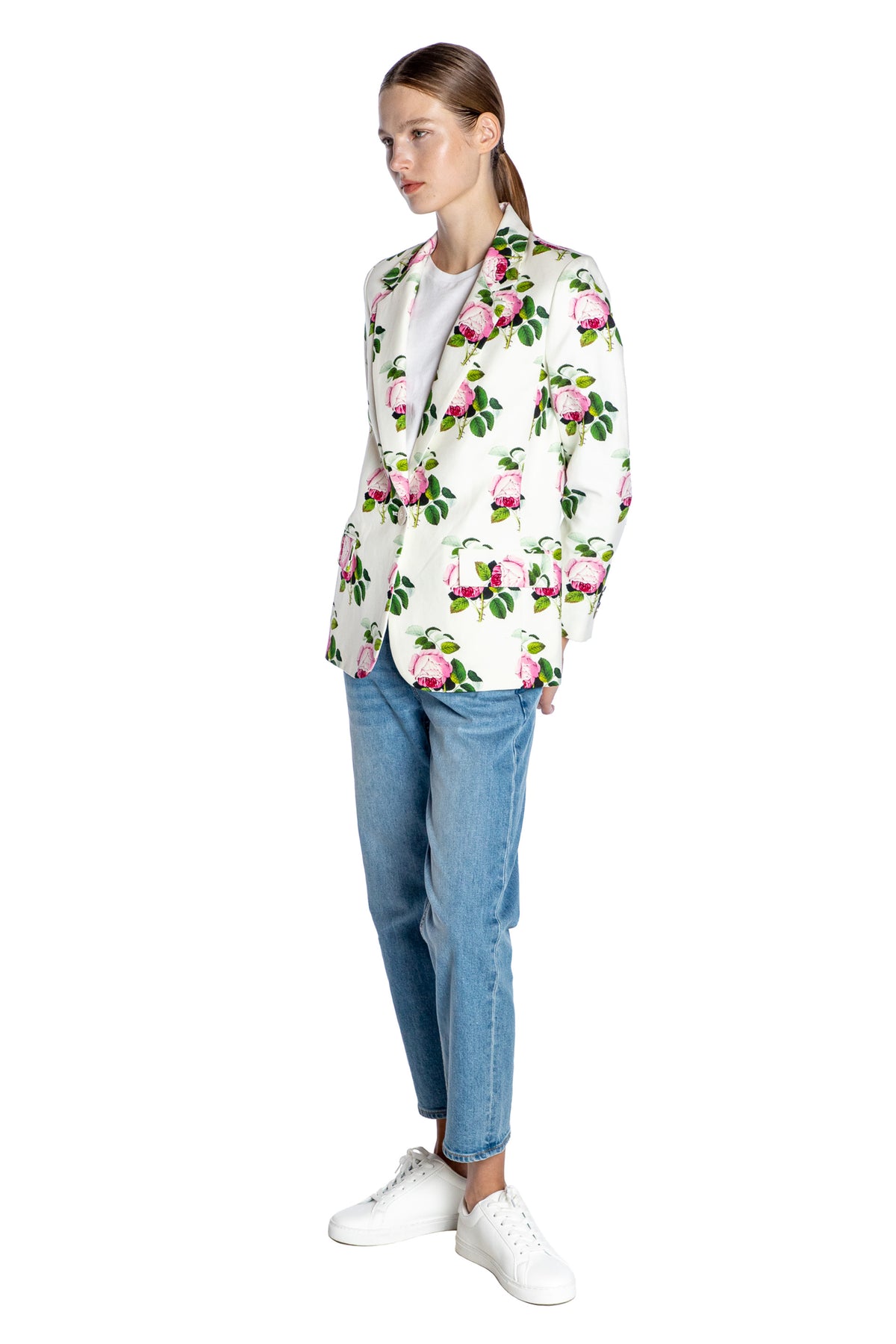 'ENGLISH GARDEN' L/S SHORT BLAZER - - Libertine