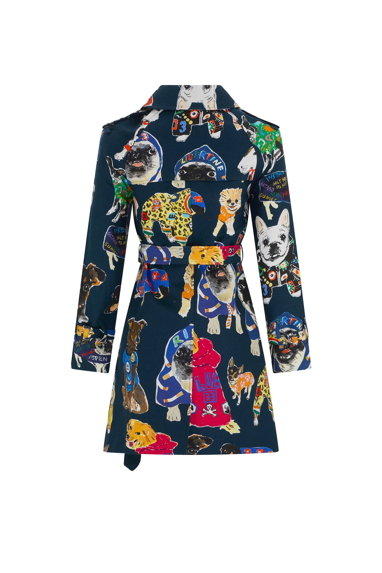 KK DOGS TRENCH COAT - Women's Jackets & Coats - Libertine