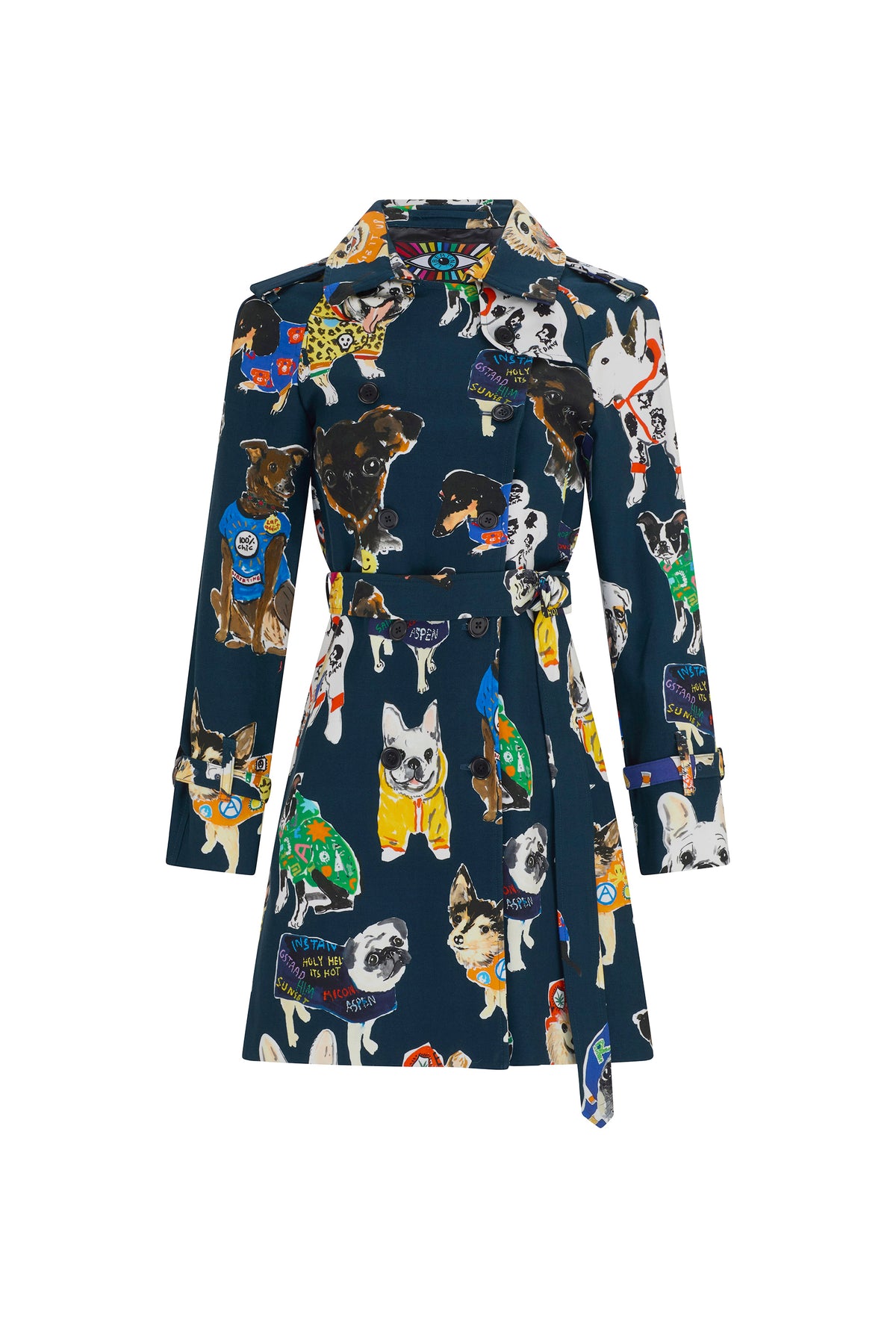 KK DOGS TRENCH COAT - Women's Jackets & Coats - Libertine