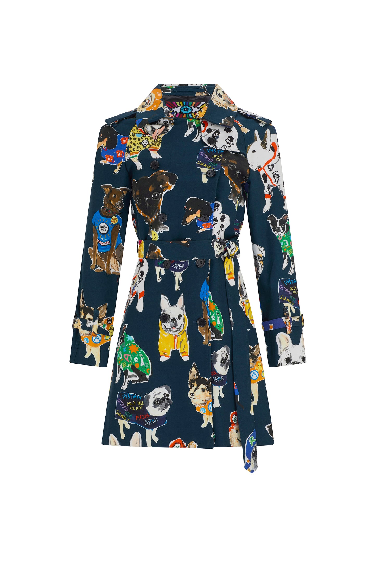 KK DOGS TRENCH COAT - Women's Jackets & Coats - Libertine