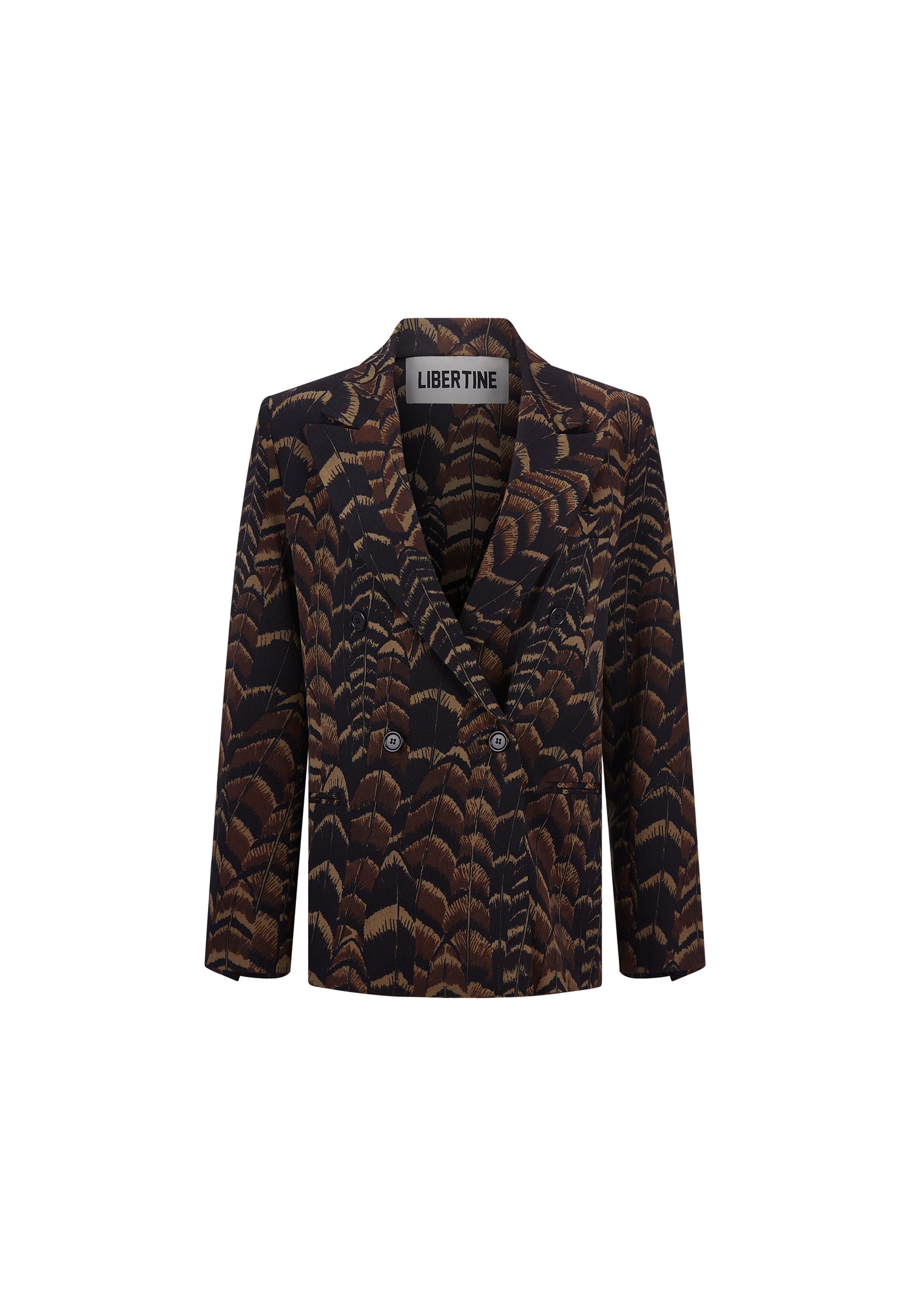 'FEATHERS' DOUBLE BREASTED JACKET -  - Libertine