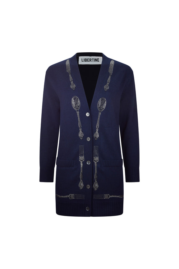 'MICHELIN STAR' OVERSIZED CARDIGAN -  - Libertine