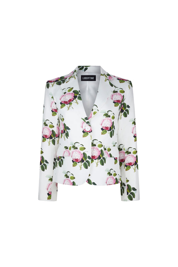 'ENGLISH GARDEN' L/S SHORT BLAZER -  - Libertine