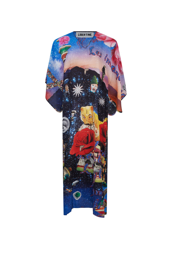 'STARRY NIGHT' KAFTAN DRESS - - Libertine - Main image