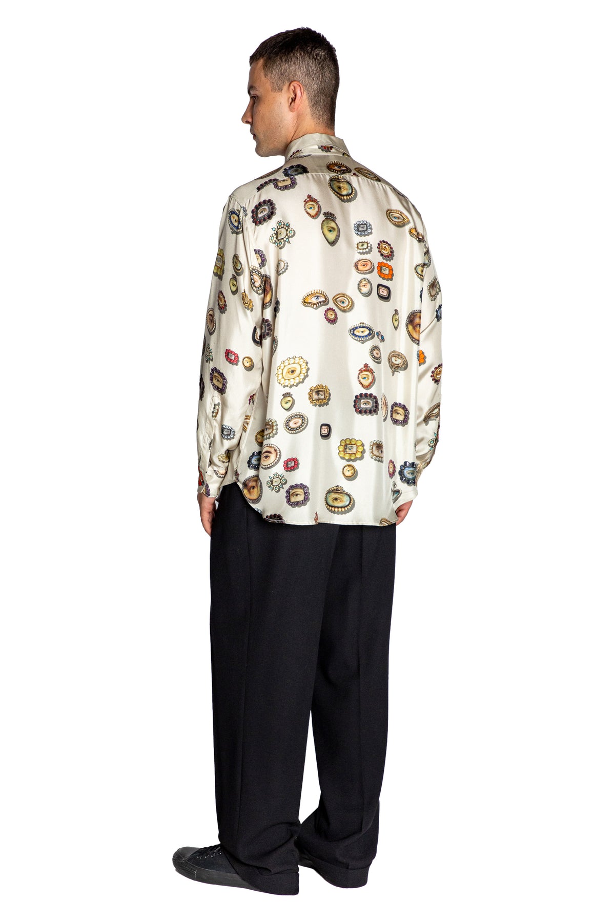 'IVORY LOVERS EYES' CLASSIC SHIRT - - Libertine