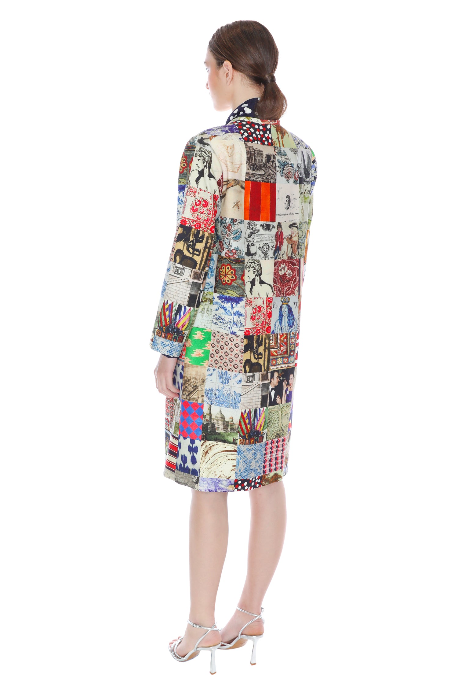 'BLOOMSBURY COLLAGE' L/S DUSTER -  - Libertine