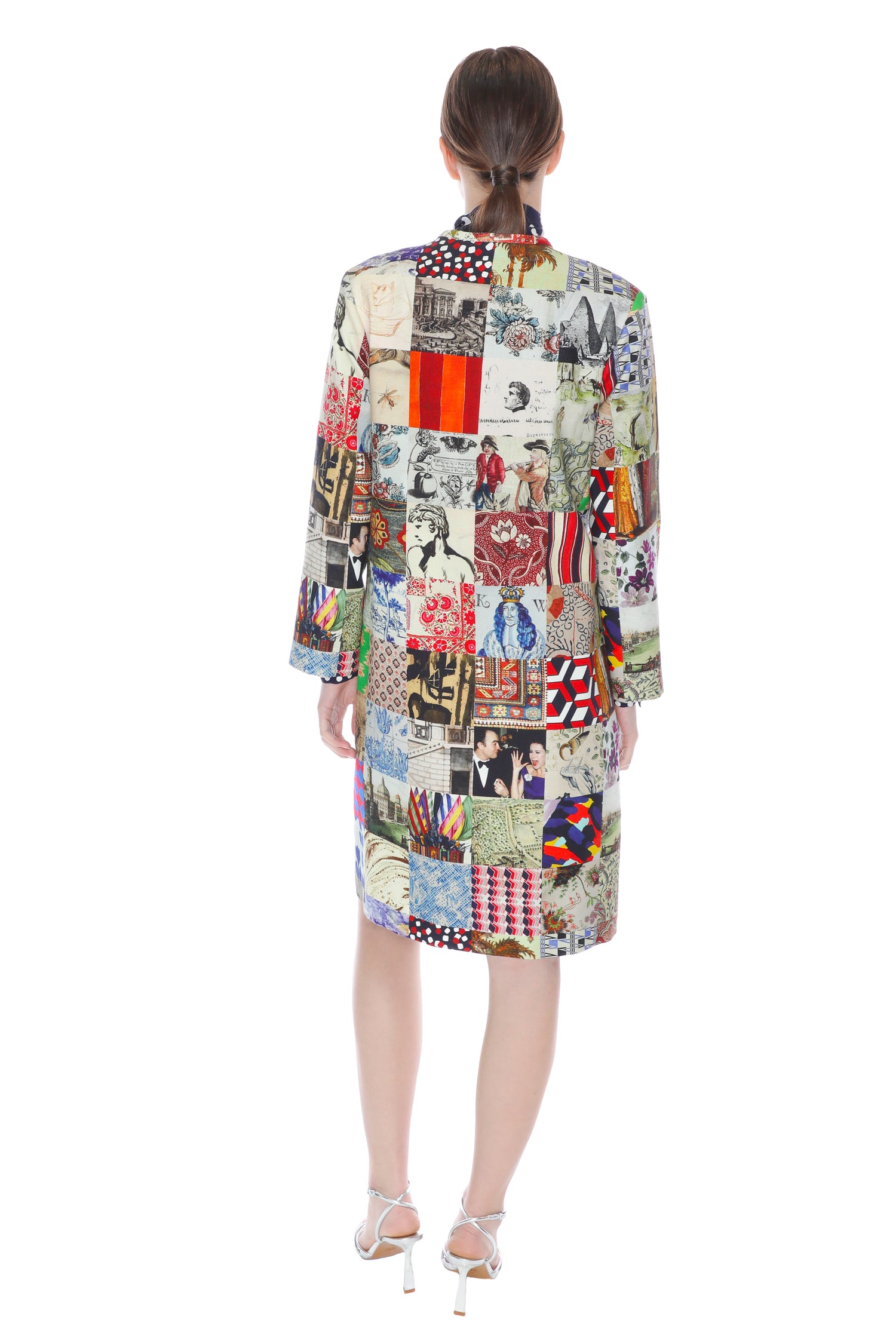 'BLOOMSBURY COLLAGE' L/S DUSTER - COATS - Libertine