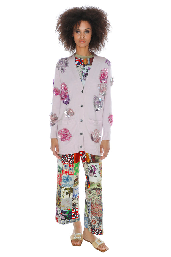 'PALM BEACH' EMBELLISHED OVERSIZED CARDIGAN -  - Libertine