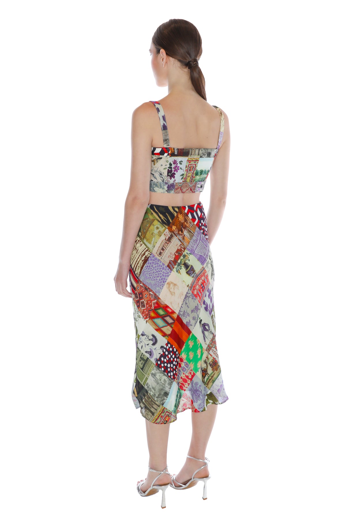 'BLOOMSBURY COLLAGE' SAINT TROPEZ TOP - TOPS - Libertine