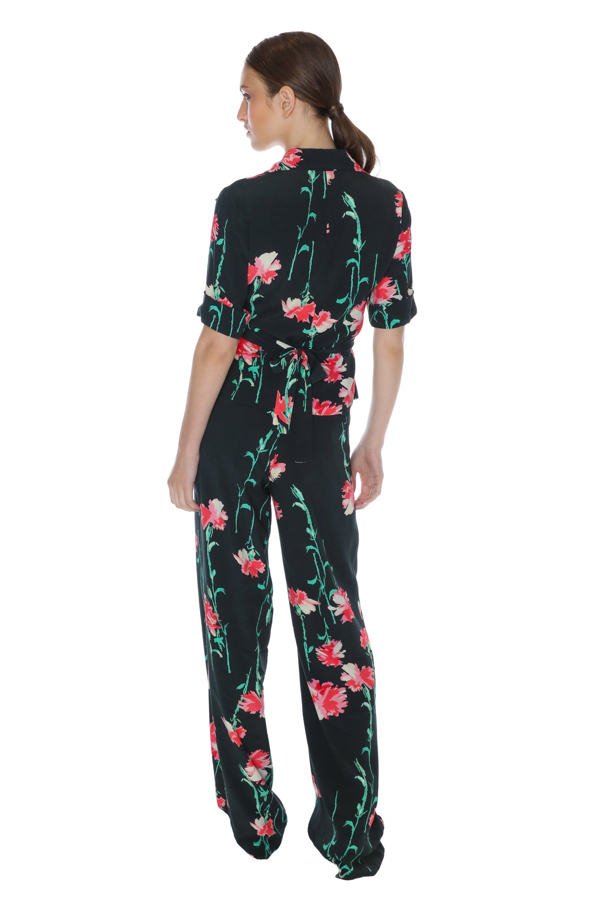 'CECIL BEATON PINK CARNATION' JAZZY BLOUSE -  - Libertine