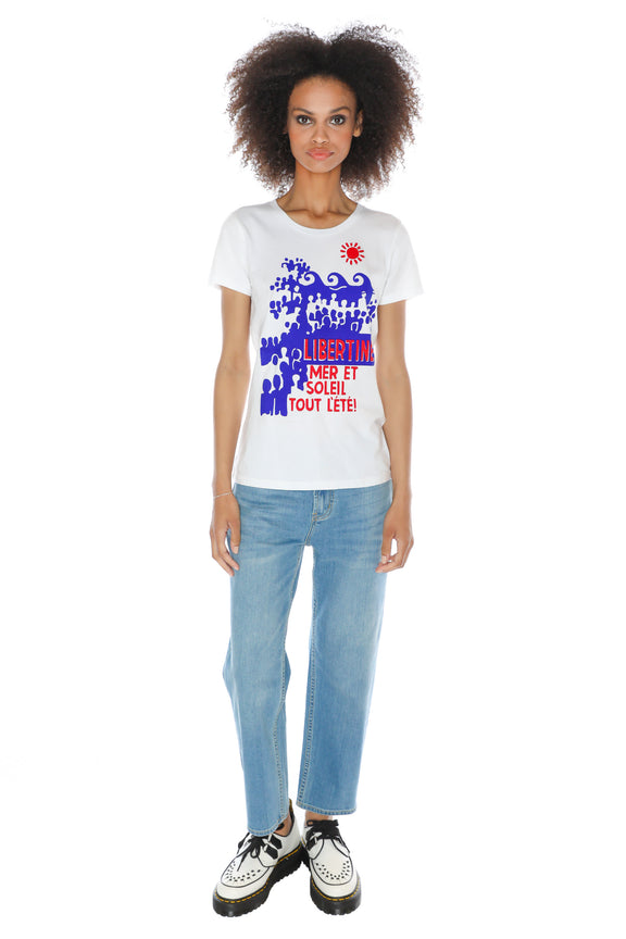 'SEA AND SUN' T SHIRT -  - Libertine