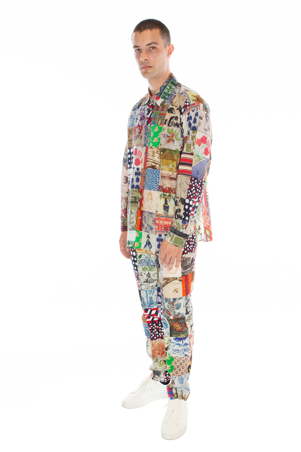 'BLOOMSBURY COLLAGE' CLASSIC SHIRT - CLASSIC SHIRTS - Libertine