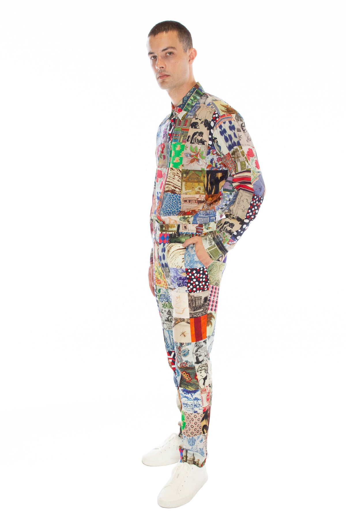 'BLOOMSBURY COLLAGE' TROUSER - PANTS - Libertine