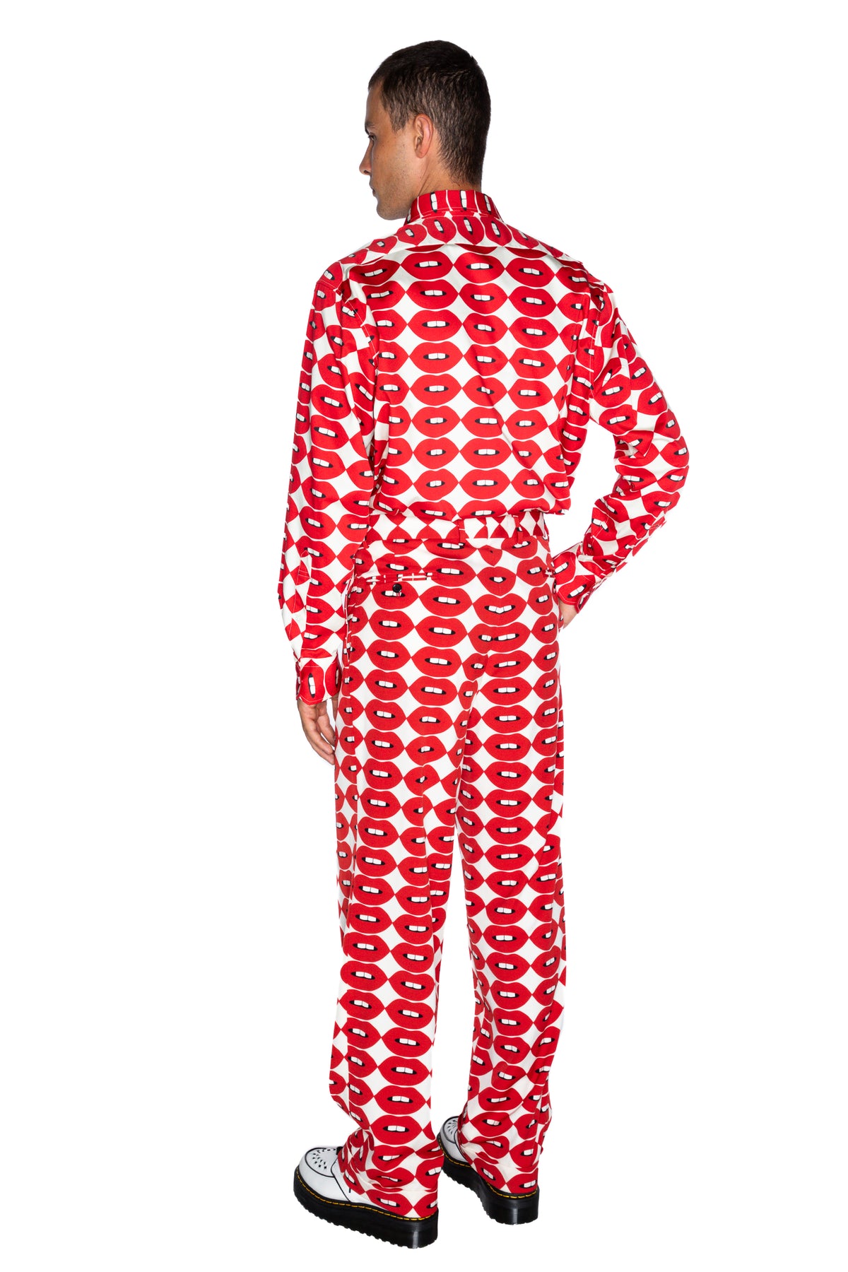'FRENCH KISSING IN THE USA' WIDE LEG TROUSER -  - Libertine