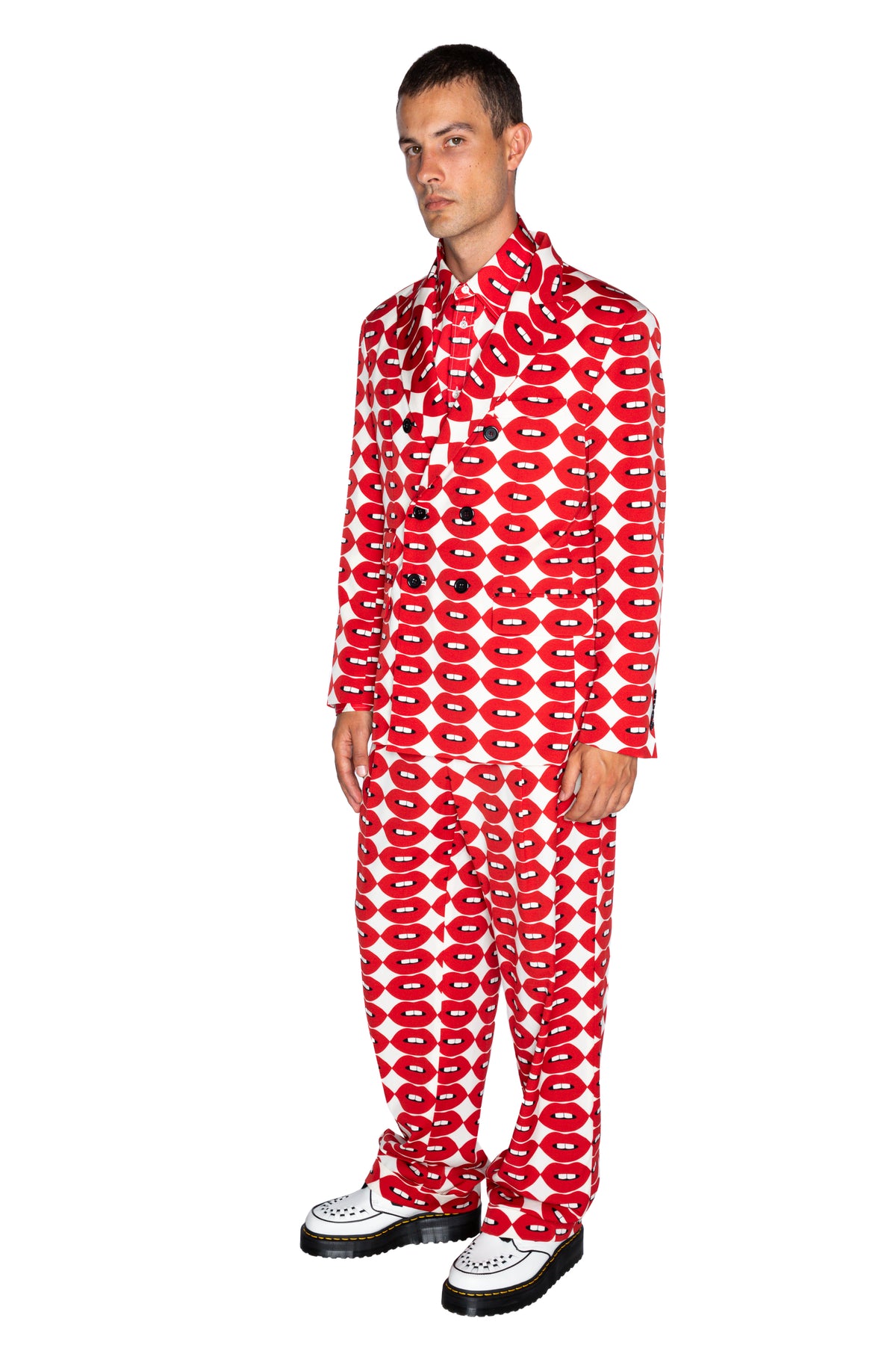 'FRENCH KISSING IN THE USA' MEN'S DOUBLE BREASTED JACKET -  - Libertine