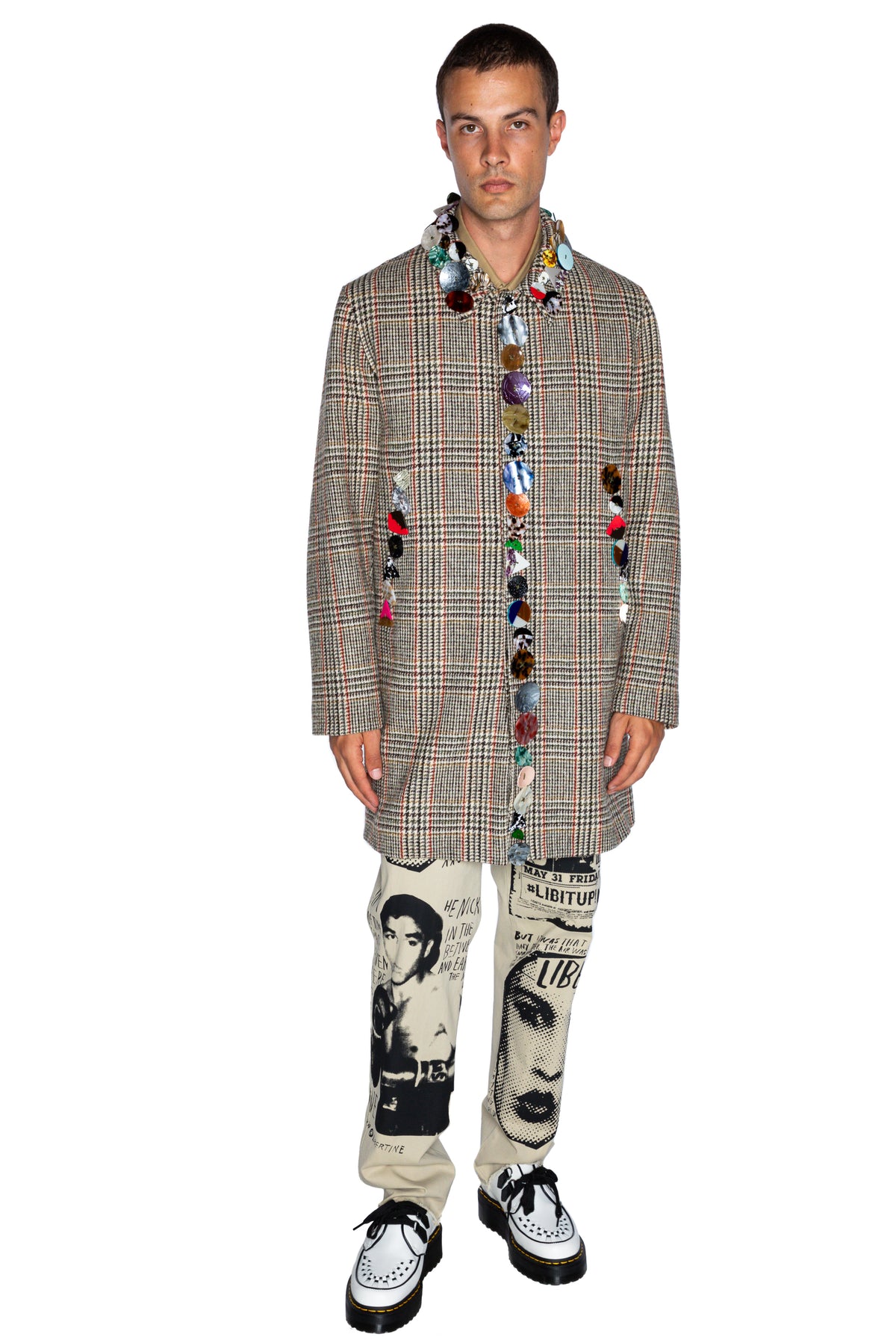 'MEMORY VASE' MAC COAT - - Libertine