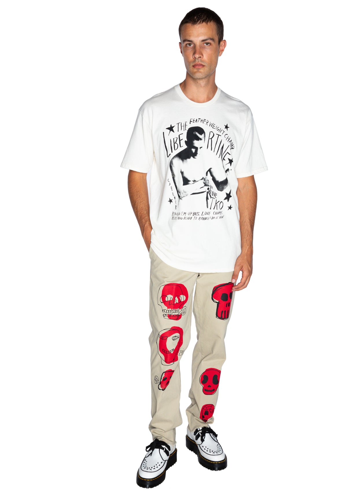 'FEATHERWEIGHT' T SHIRT - - Libertine