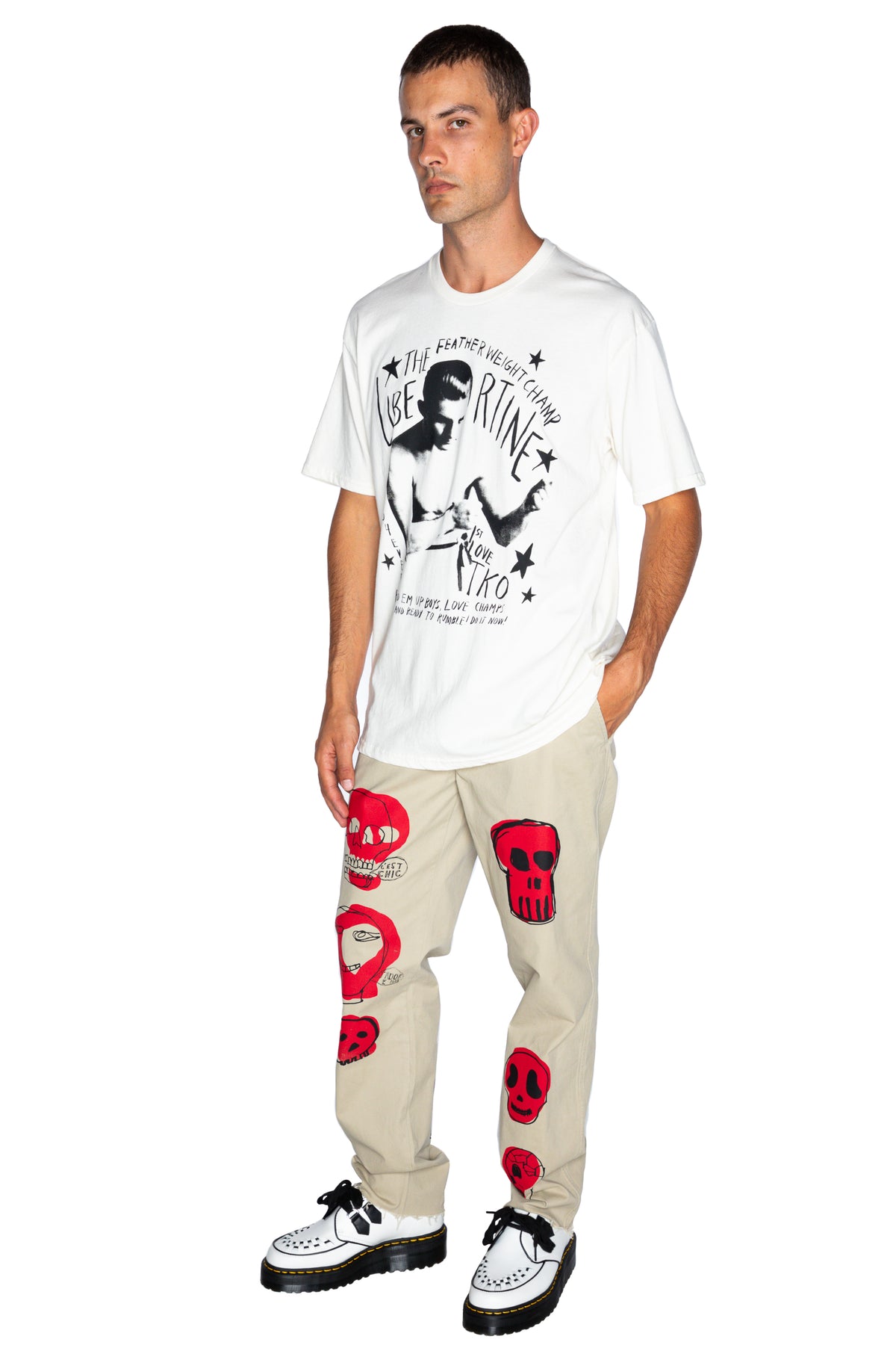 'FEATHERWEIGHT' T SHIRT - - Libertine