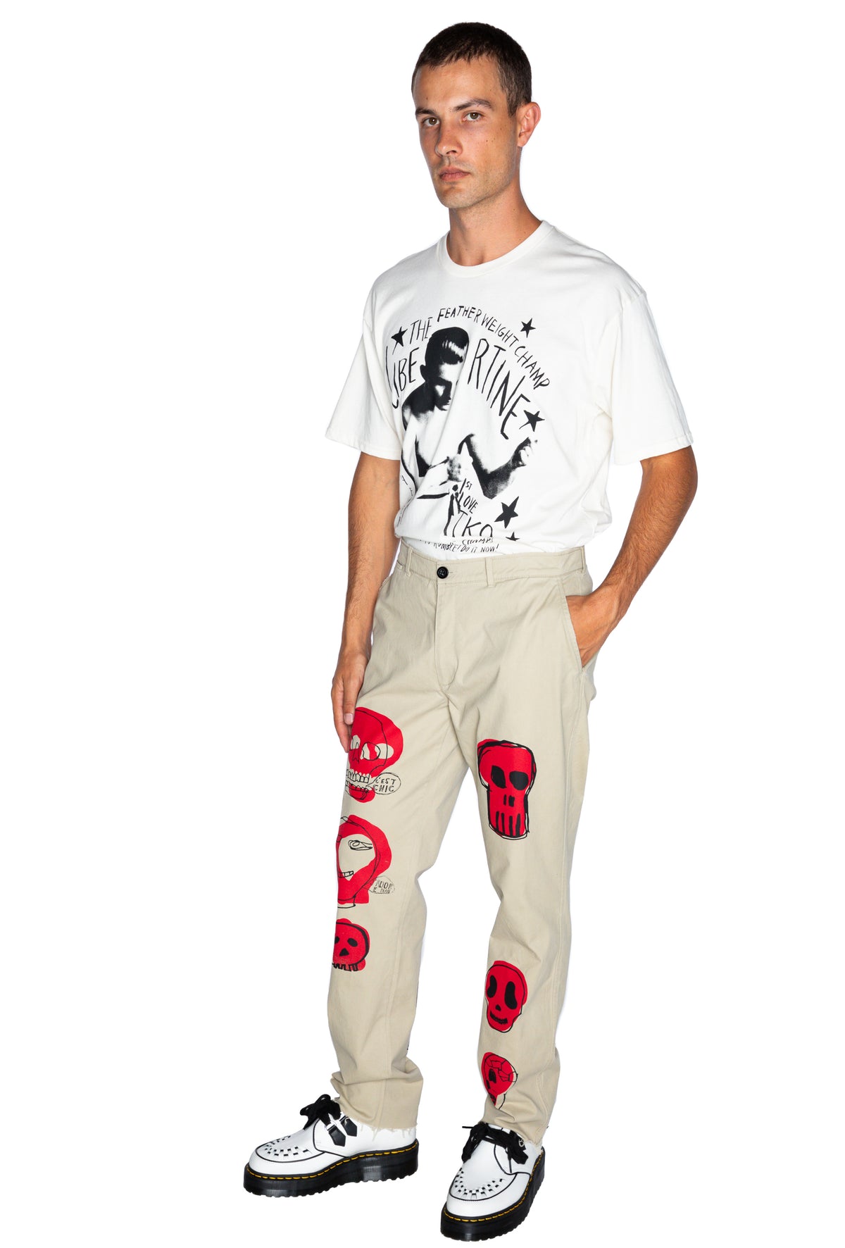 'SKETCH SKULLS' MENS CHINOS - - Libertine