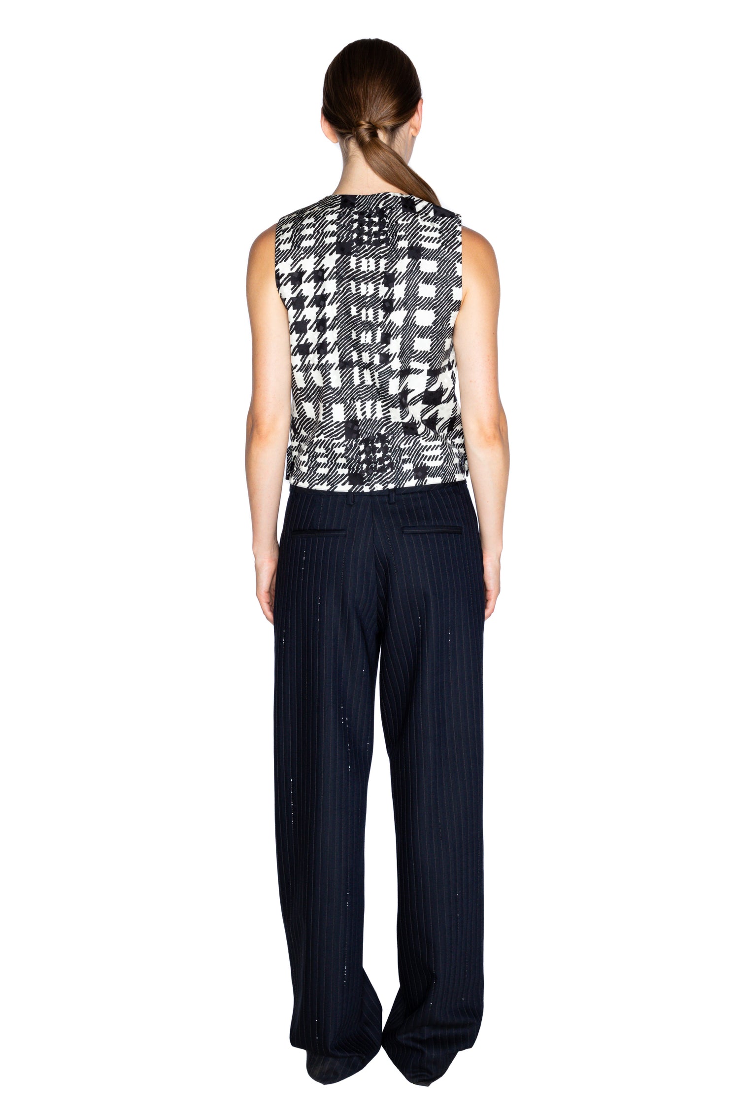 'CRYSTAL PINSTRIPE' WAISTCOAT -  - Libertine