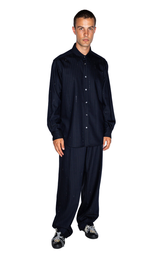 'CRYSTAL PINSTRIPE' CLASSIC SHIRT -  - Libertine