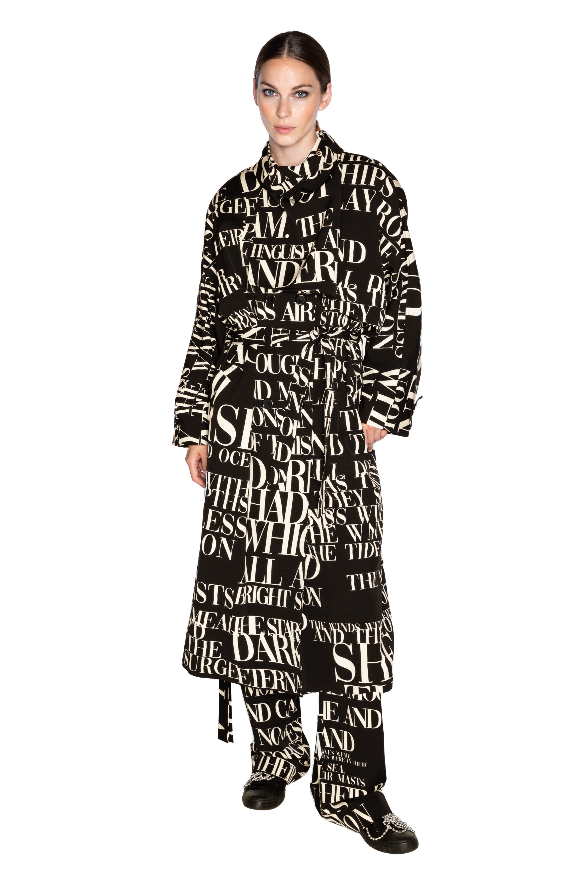 'POEME NOIR' NEW WAVE COAT -  - Libertine