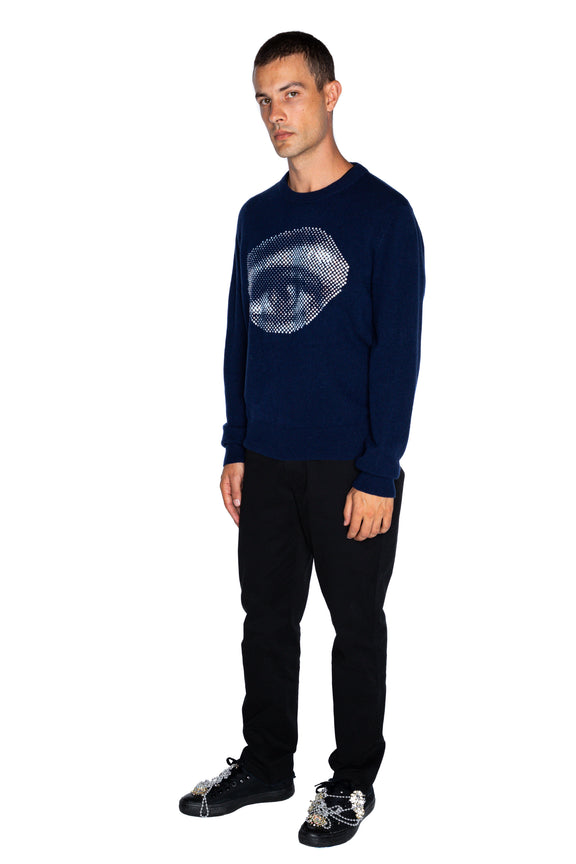 'FIVE SENSES CRYSTAL' PULLOVER SWEATER -  - Libertine