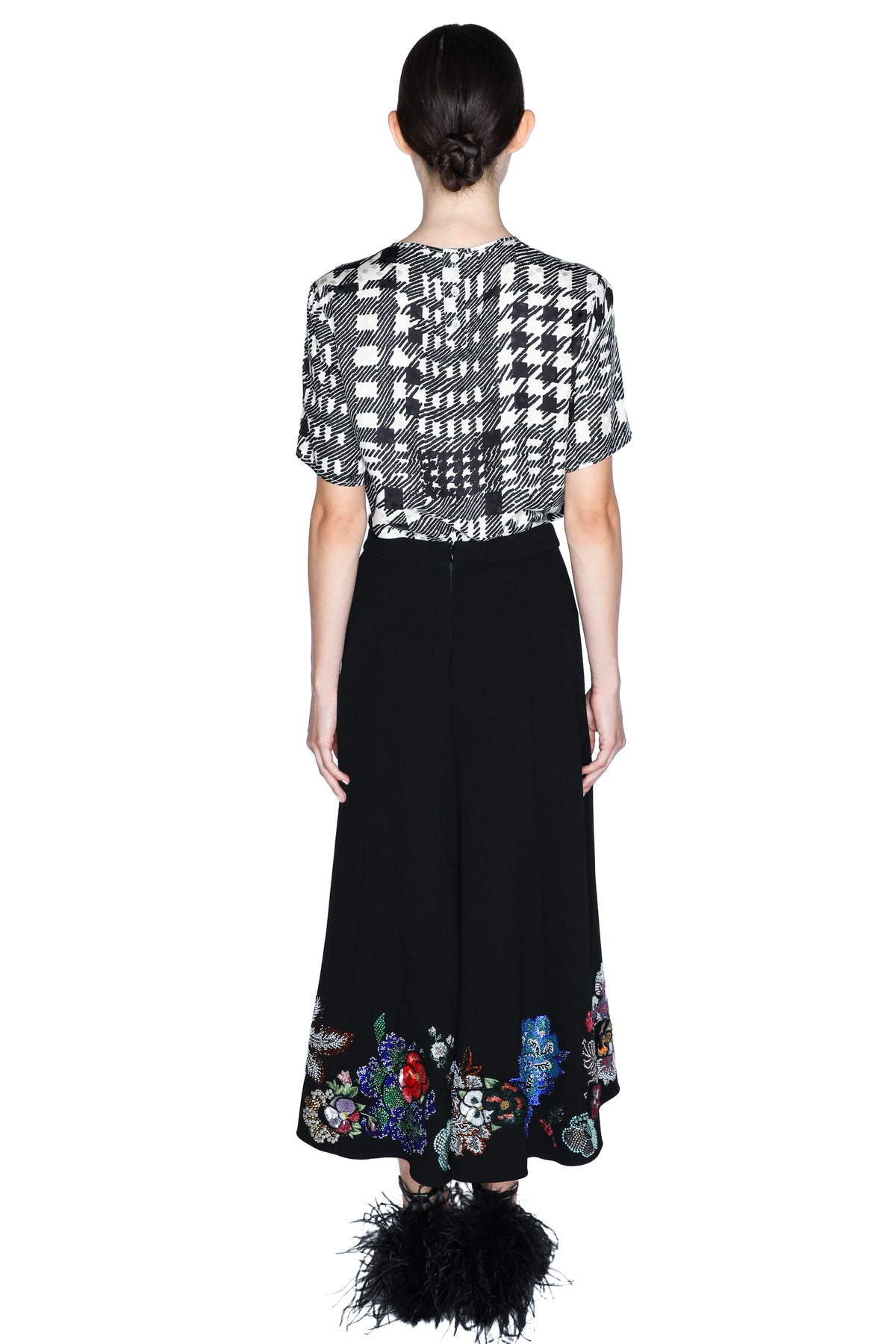 'LUXE BOUQUET' TULIP SKIRT - - Libertine